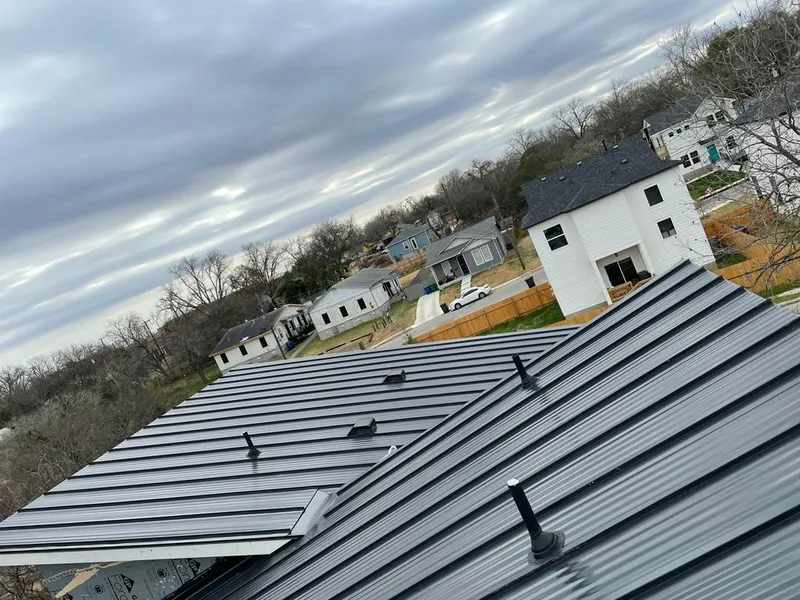 Standing seam metal roof panels with vents for Skylight Repair in Millbury